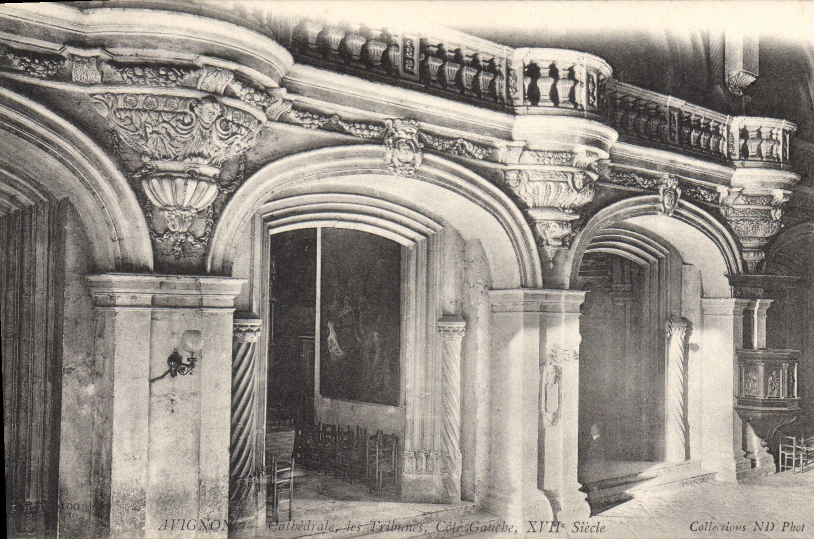 Avignon — Cathédrale, les Tribunes, Côté Guènebe, XVIIe Siècle