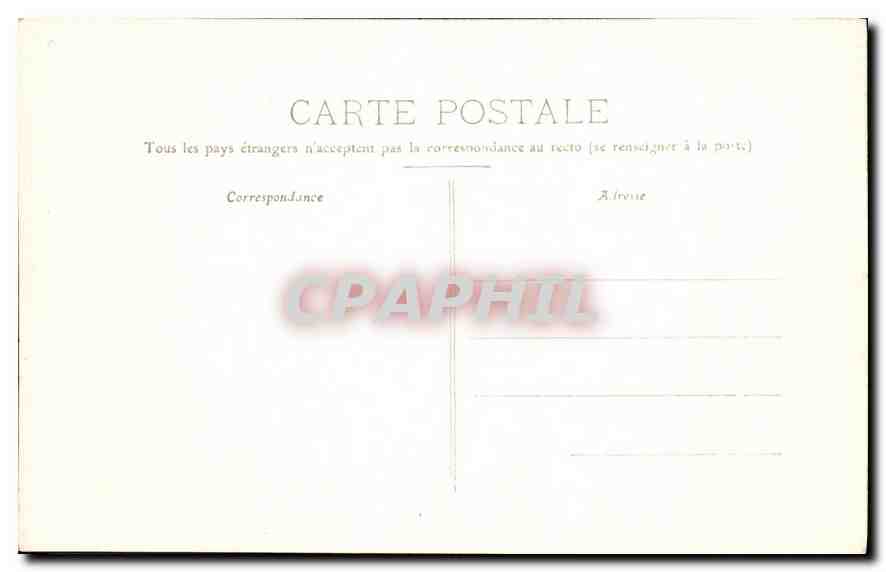 CPA Avignon palais des papes galerie dite du Conclave  — Rückseite