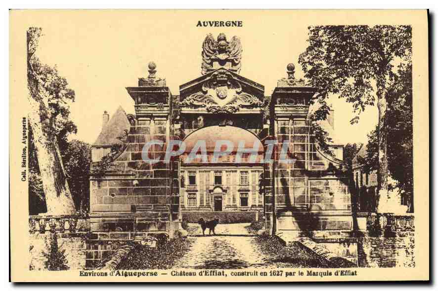 CPA Auvergne environs d'Aigueperse chateau d'effiat construit en 1627 par le Marquis d'Effiat 