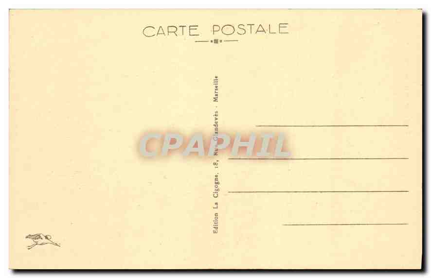 CPA Marseille Notre Dame de la garde  — Rückseite