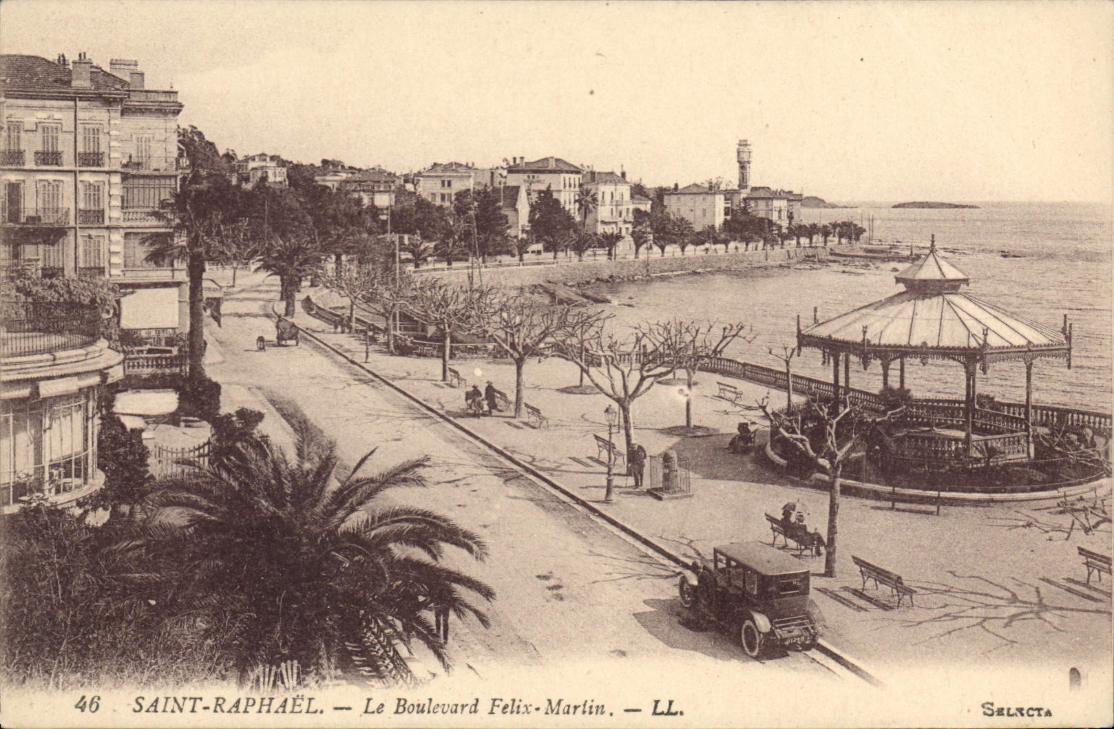 CPA Saint Raphael le boulevard Felix Martin 