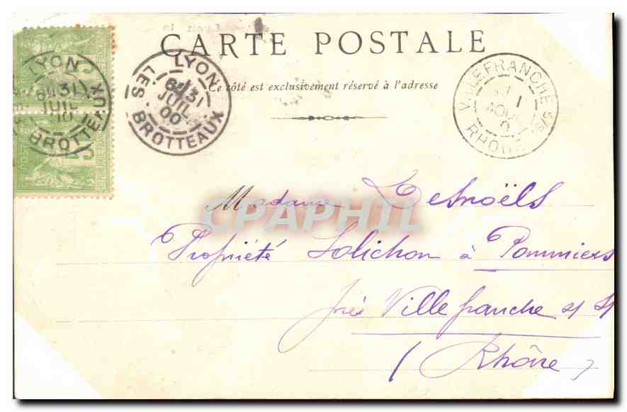 Apsis of Notre-Dame de Fourvière — Lyon — Publisher Fourvière, series number not visible — Back