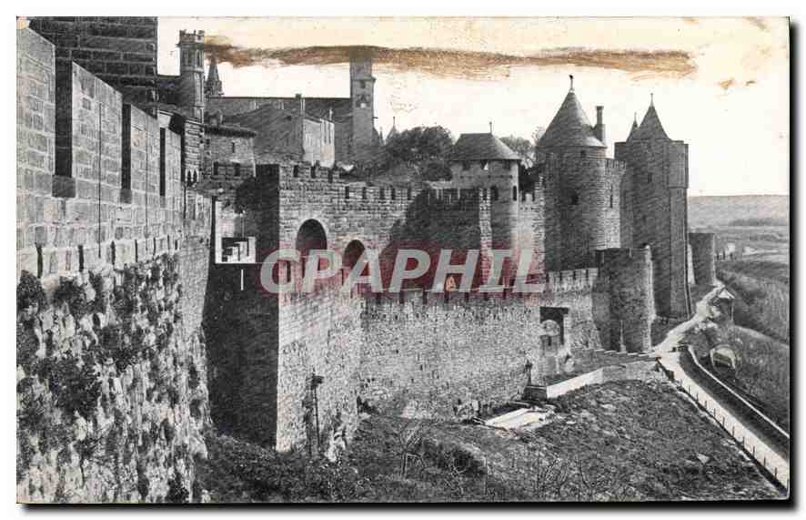 CPA Cite de Carcassonne Château