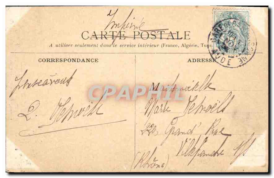 CPA Cite de Carcassonne Eglise Saint Nazaire Transept Meridional Rosace  — Verso