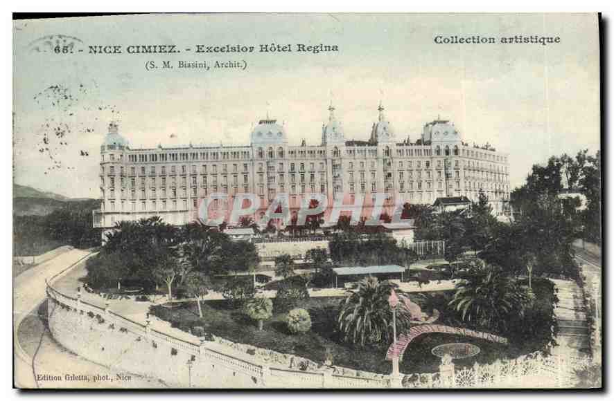 CPA Nice Cimiez Excelsior hotel Regina Collection Artistique 