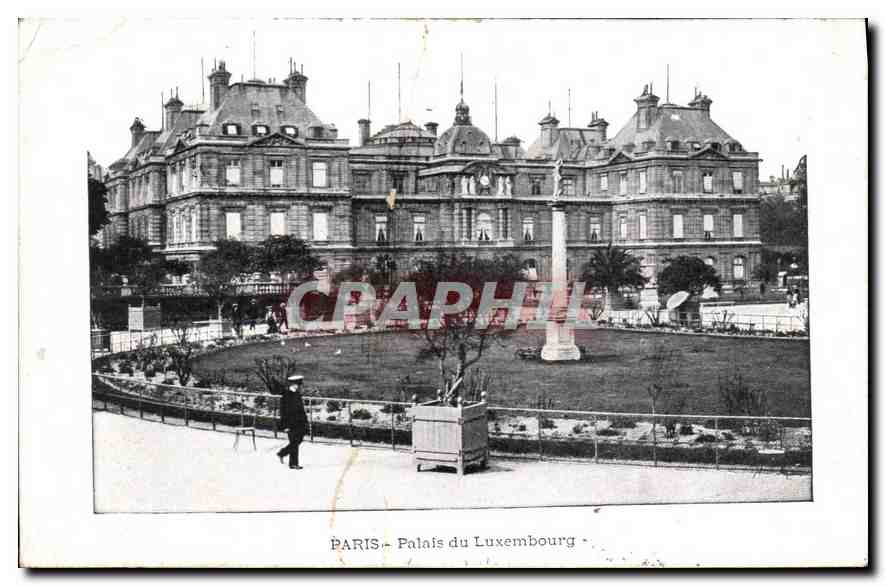 CPA Paris palais du Luxembourg 