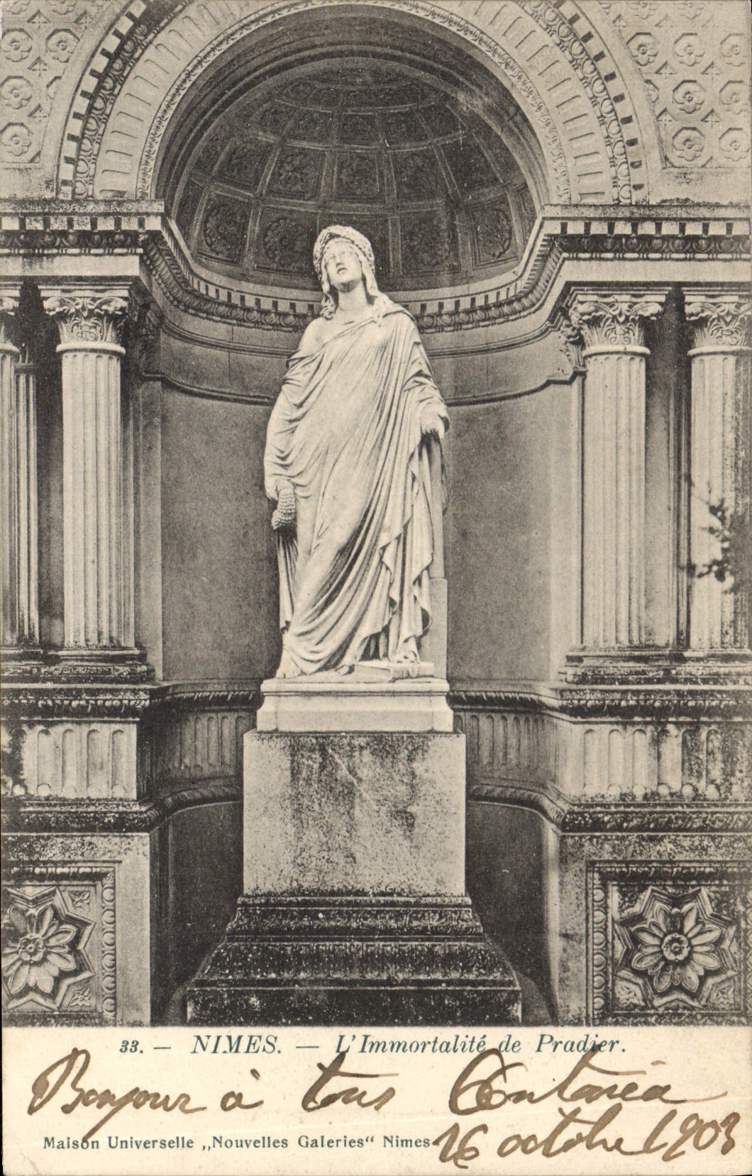 Nîmes — L'Immortalité de Pradier — Maison Universelle, Nouvelles Galeries