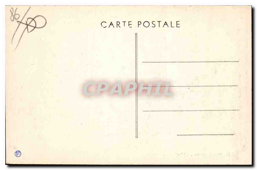 La Roche-Posay-les-Bains (Vienne) — Établissement Thermal - La buvette — M. David, photo - Châtellerault — Verso