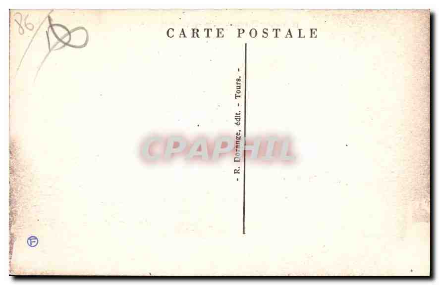 Station Thermale de la ROCHE-POSAY (Vienne) — Hôtel du Parc. R. D. — Achterkant