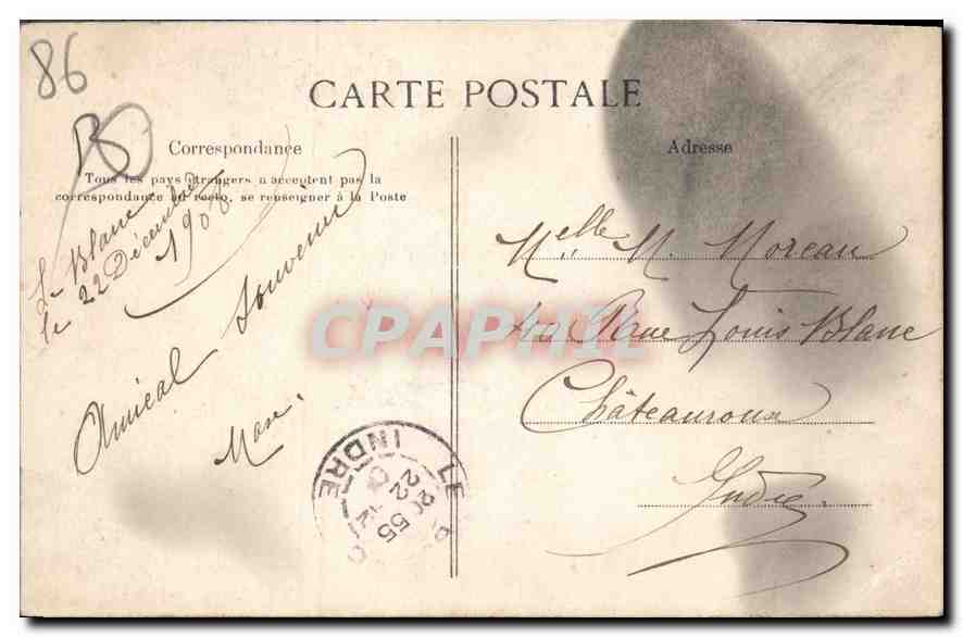 La Roche-Posay-les-Bains (Vienne) — La Porte de l'Église — éditeur non identifié — Verso