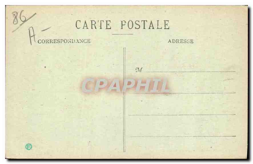 La Roche-Posay-les-Bains (Vienne) — D'après gravure ancienne — Eug. Arambourou, phot. - Cliché 1906 — Verso