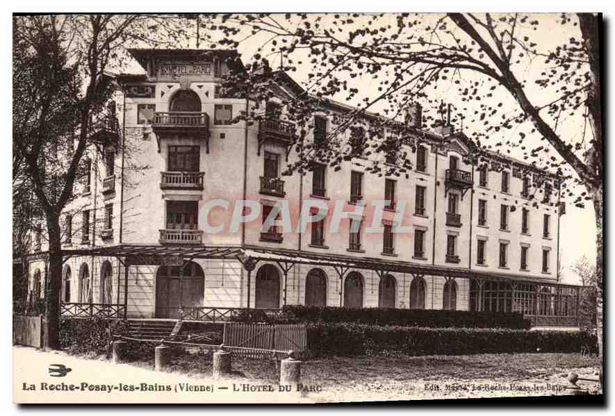 La Reche-Pesay-les-Bains (Wenen) — Het Hotel du Parc — Ed. MARRA, La Reche-Pesay-les-Bains