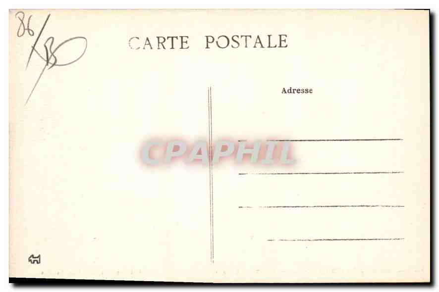 La Reche-Pesay-les-Bains (Wenen) — Het Hotel du Parc — Ed. MARRA, La Reche-Pesay-les-Bains — Achterkant