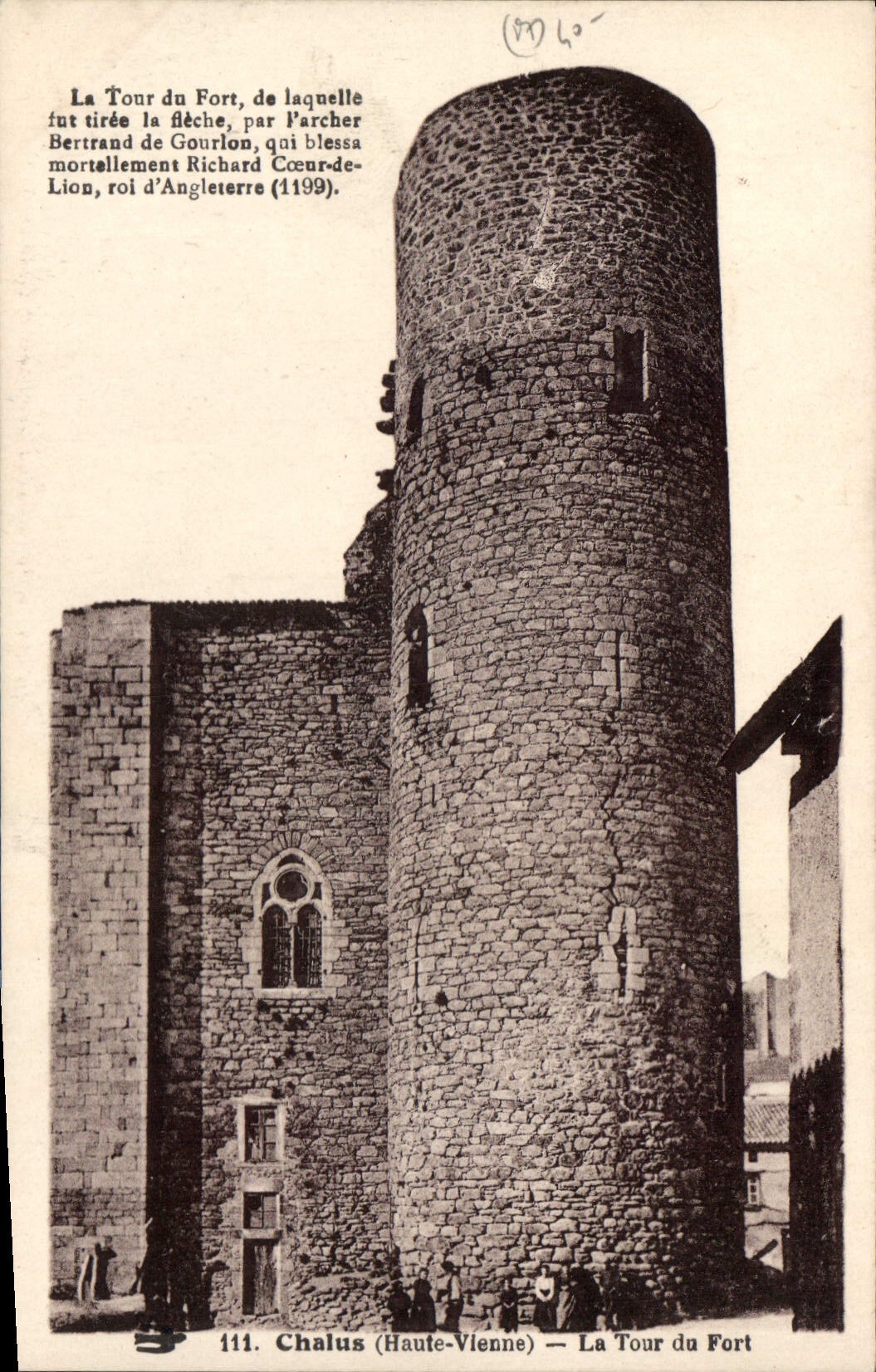 CPA Chalus Hte Vienne La tour du Fort 