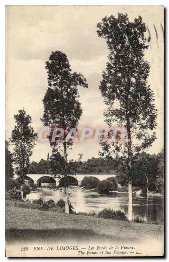 CPA En de Limoges Les bords de la Vienne 