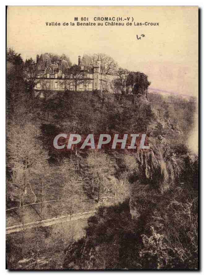 CPA Cromac H V Vallee de la Benaize au Chateau de Las Croux ZVO57