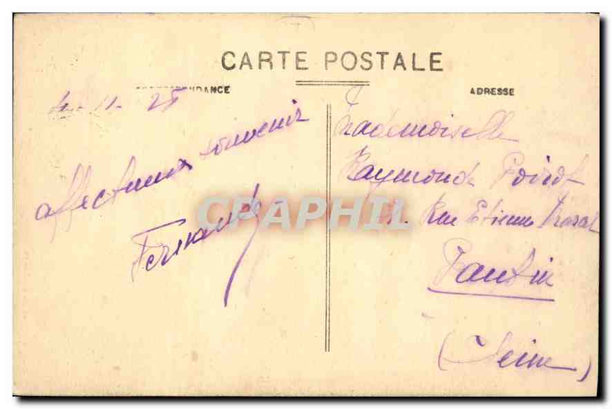 CPA Cromac H V Vallee de la Benaize au Chateau de Las Croux ZVO57 — Rückseite