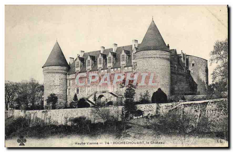 CPA Hte Vienne Rochechouart le Chateau 