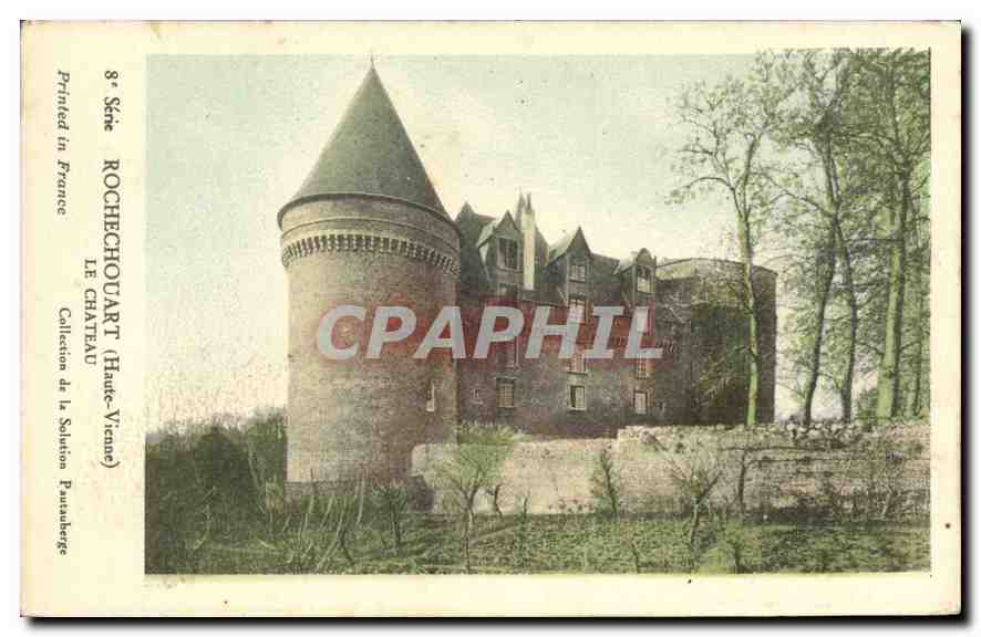 CPA Rochechouart Hte Vienne Le Chateau 