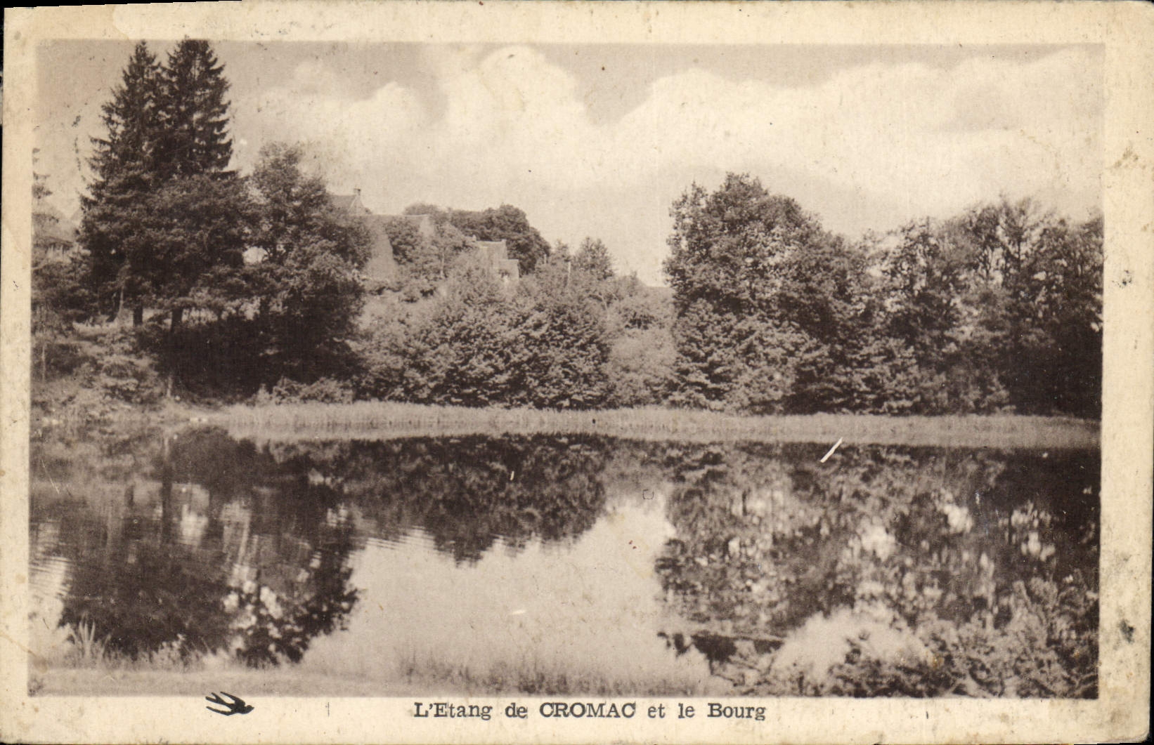 CPA L'Etang de Cromac et le Bourg 