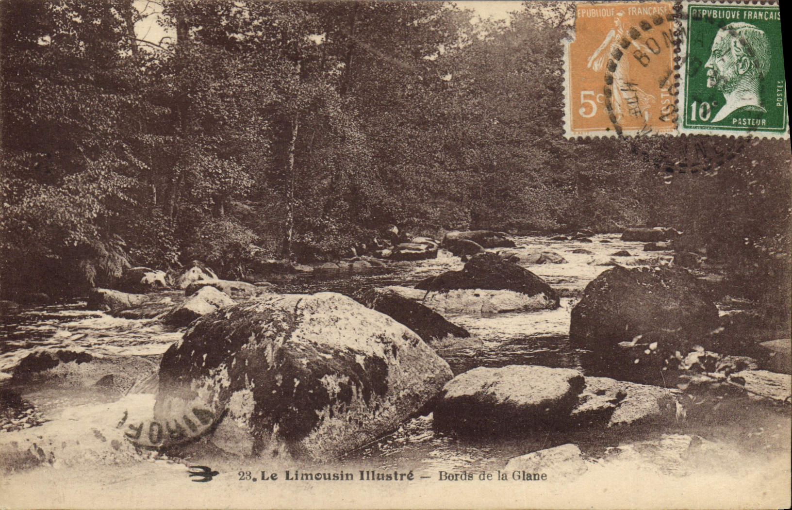 CPA Le Limousin Illustre Bords de la Glane 