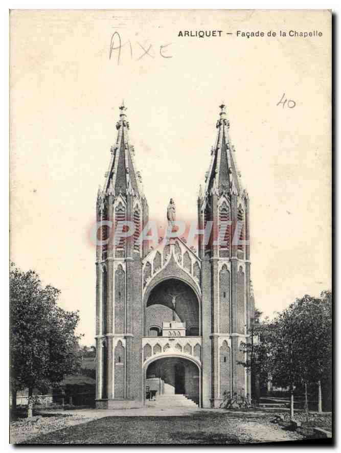 CPA Arliquet Facade de la Chapelle 