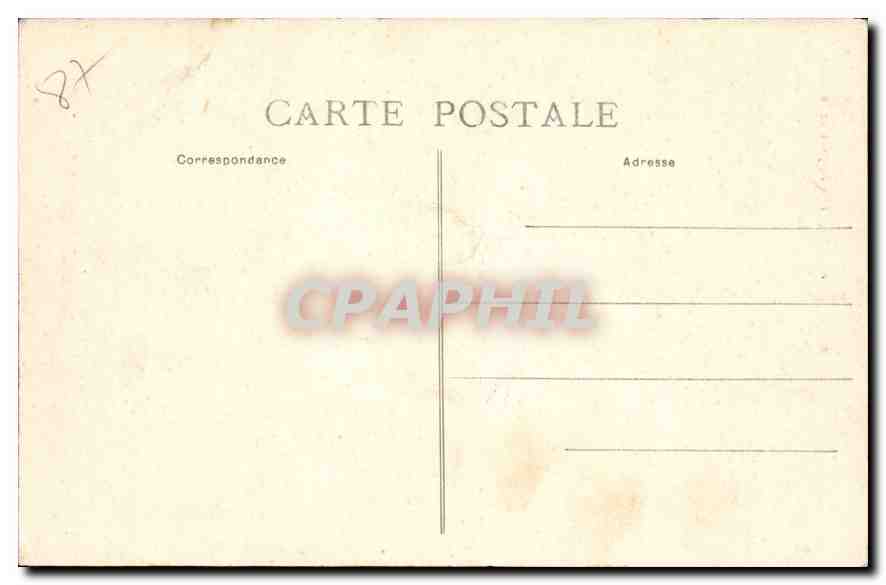 CPA Arliquet Facade de la Chapelle  — Rückseite