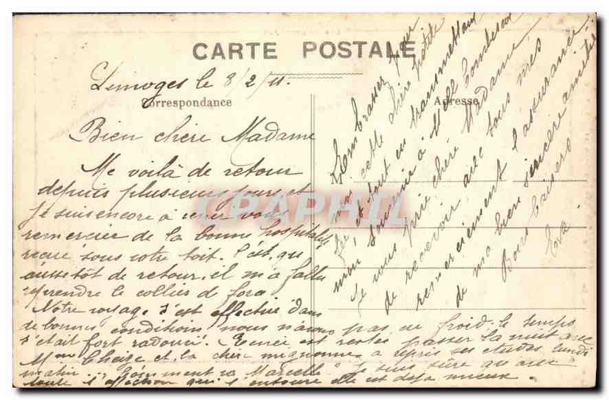 CPA En Limousin Le Taurion a St Priest Taurion — Back