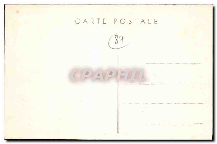 St-Martin-Terressus (Hte-Vienne) — Le Lac du Barrage — Combier Imp. Macon — Verso