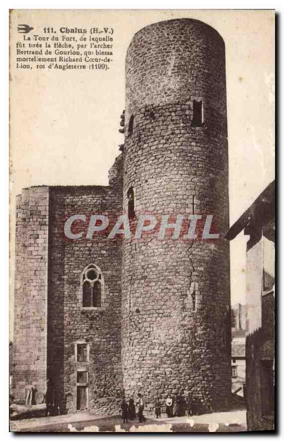 CPA Chalus H V La Tour du Fort 