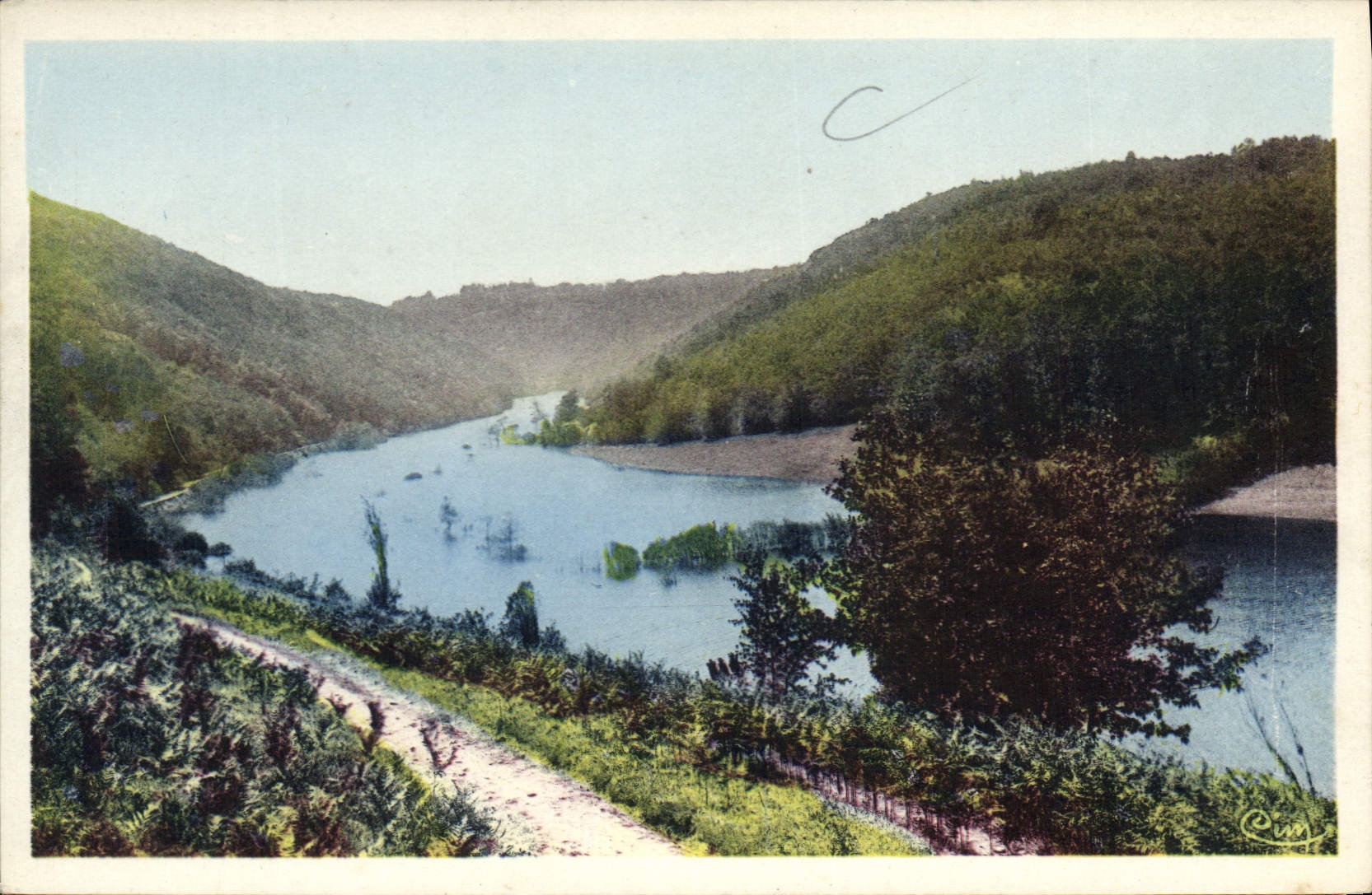 Le Lac du Barrage de Chauvan et la Vallée du Taurion — ST-MARTIN-TERRESSUS (Hte-Vienne) — Combier Impr. Haccon