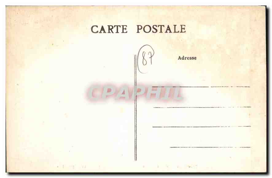 CPA Environs de Limoges Vallee de la Vienne Aux Paquerettes  — Back