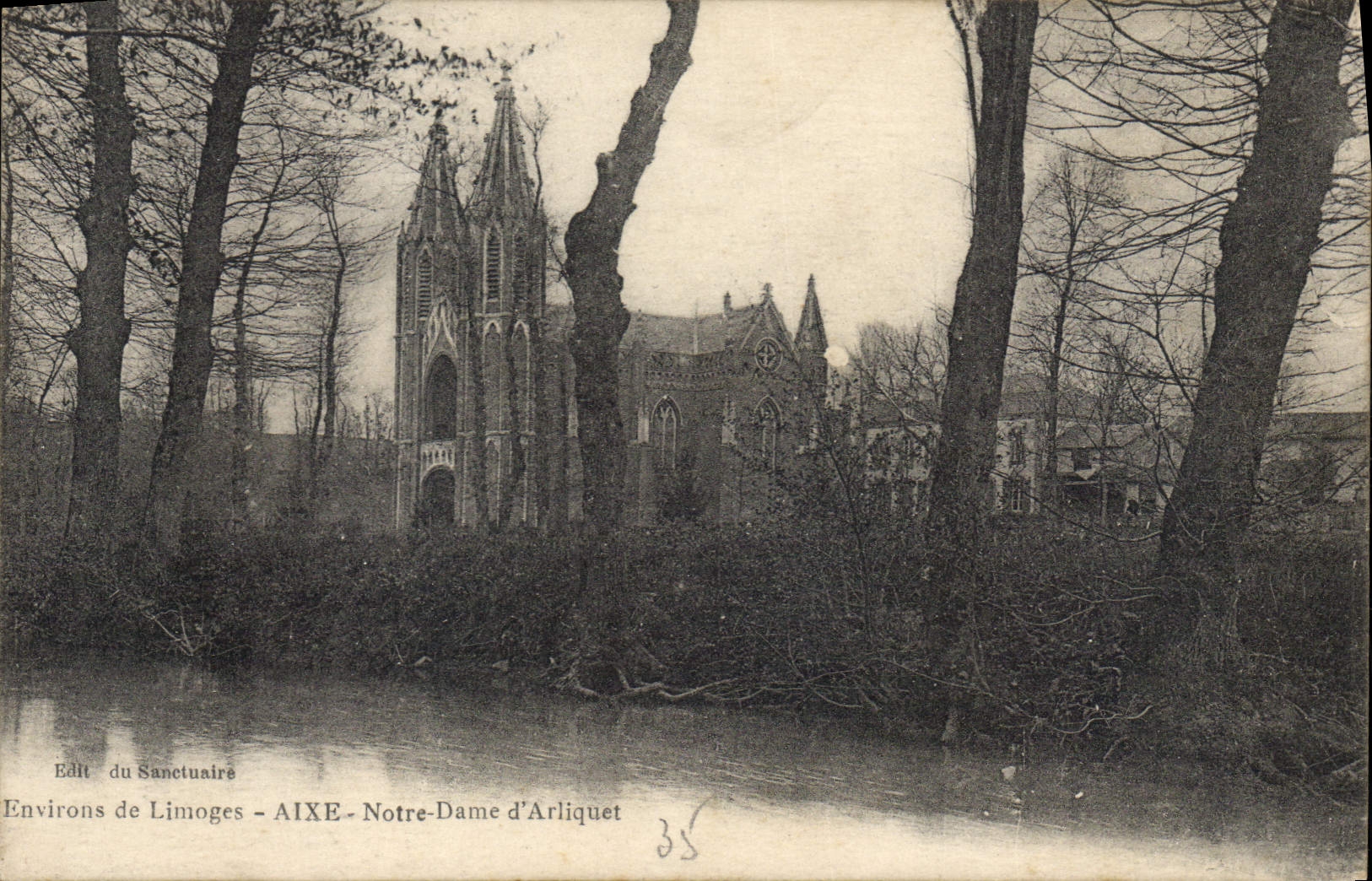 CPA Environs de Limoges Aixe Notre GDame d'Arliquet 