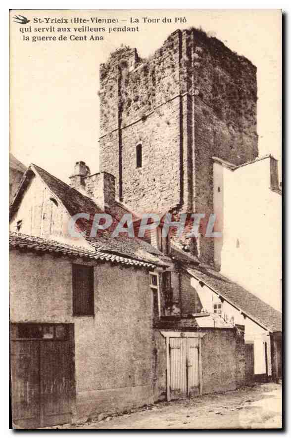 CPA St Yrieix Hte Vienne La Tour du Pio 
