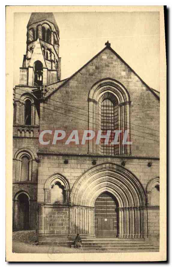 CPA St Leonard Hte Vienne Porche de l'Eglise 