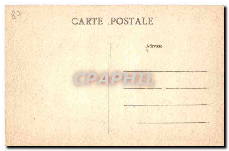 CPA St Leonard Hte Vienne Interieur de l'Eglise  — Verso