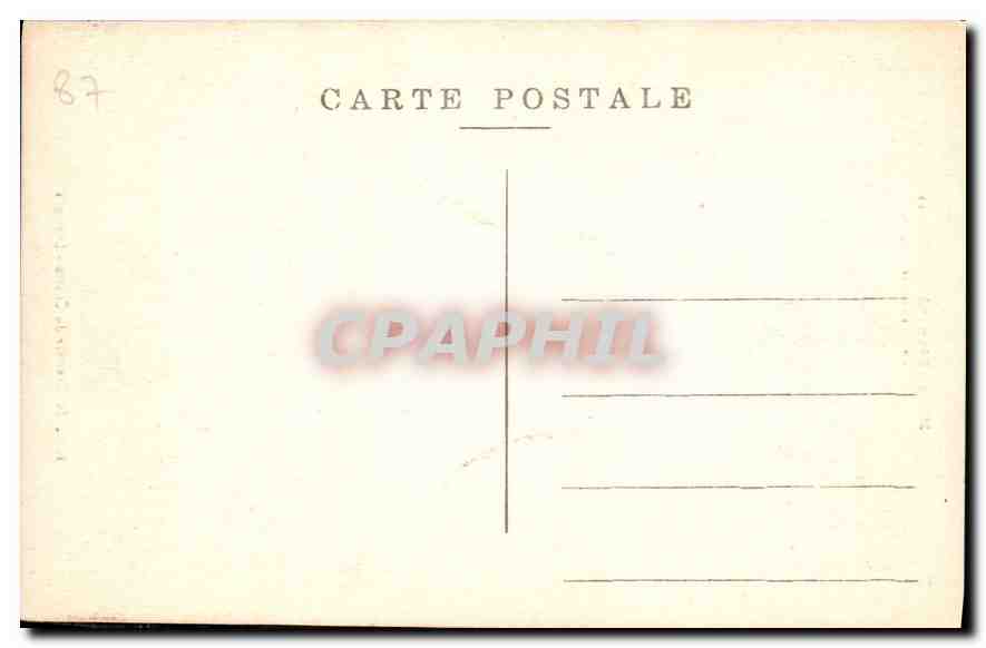 Saint-Léonard (Haute-Vienne) — La Tour de l'Église — Éd. du Courrier du Centre - Limoges — Verso