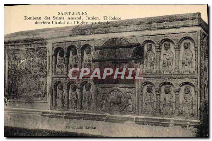 Tombeau des Saints Amand, Junien, Théodore — Saint-Junien — Au Grand Livre