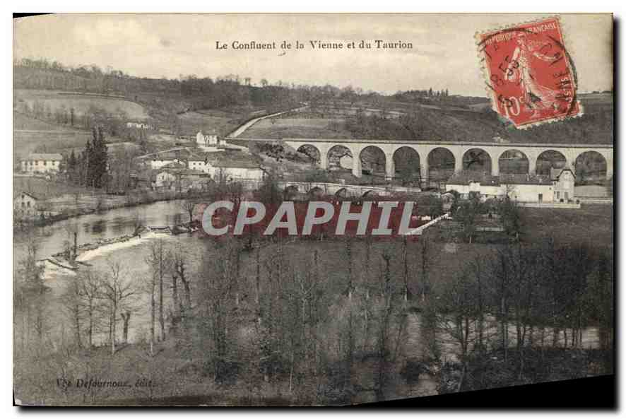 CPA Le Confluent de la Vienne et du Taurion 