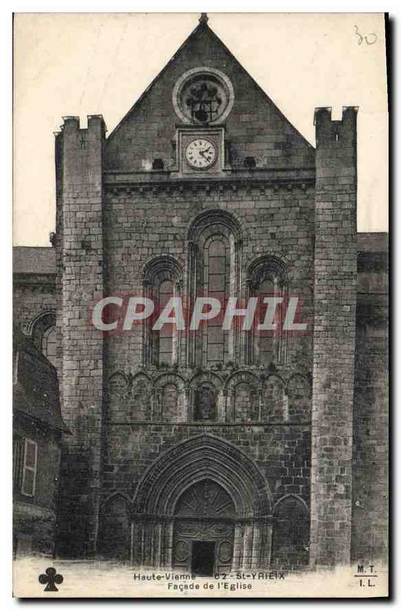 CPA Hte Vienne St Yrieix Facade de l'Eglise 