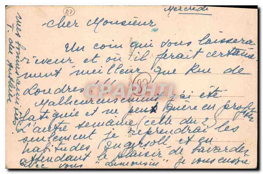 CPA En Limousin Le Ruisseau Pont rustique  — Rückseite