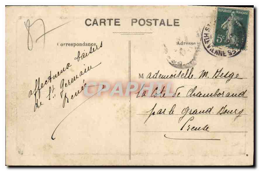 CPA En Limousin La Briance pres Chalucet  — Rückseite