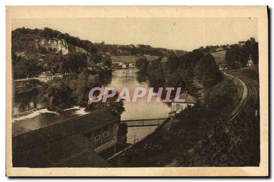 CPA Environs de Limoges Les bords de la Vienne 
