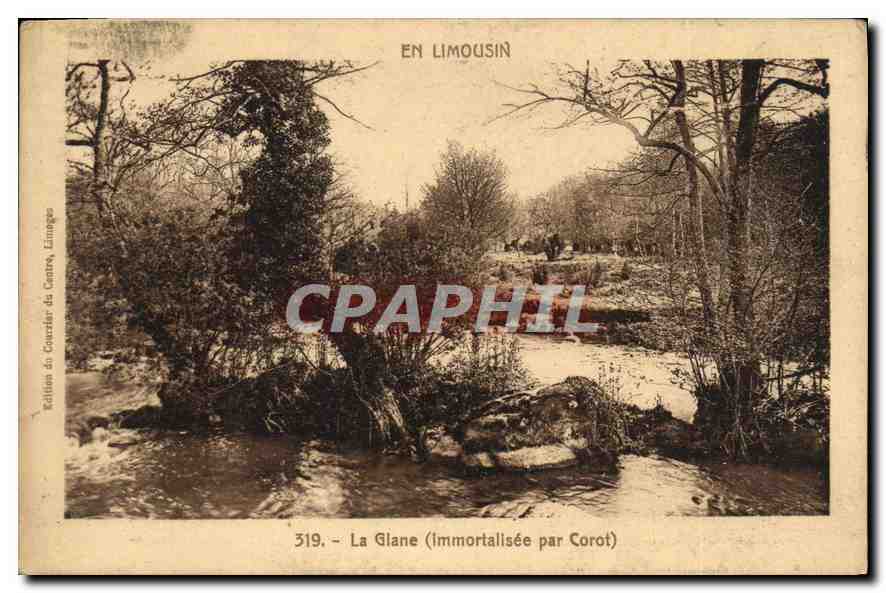 CPA La Glane Immortalisee par Corot 