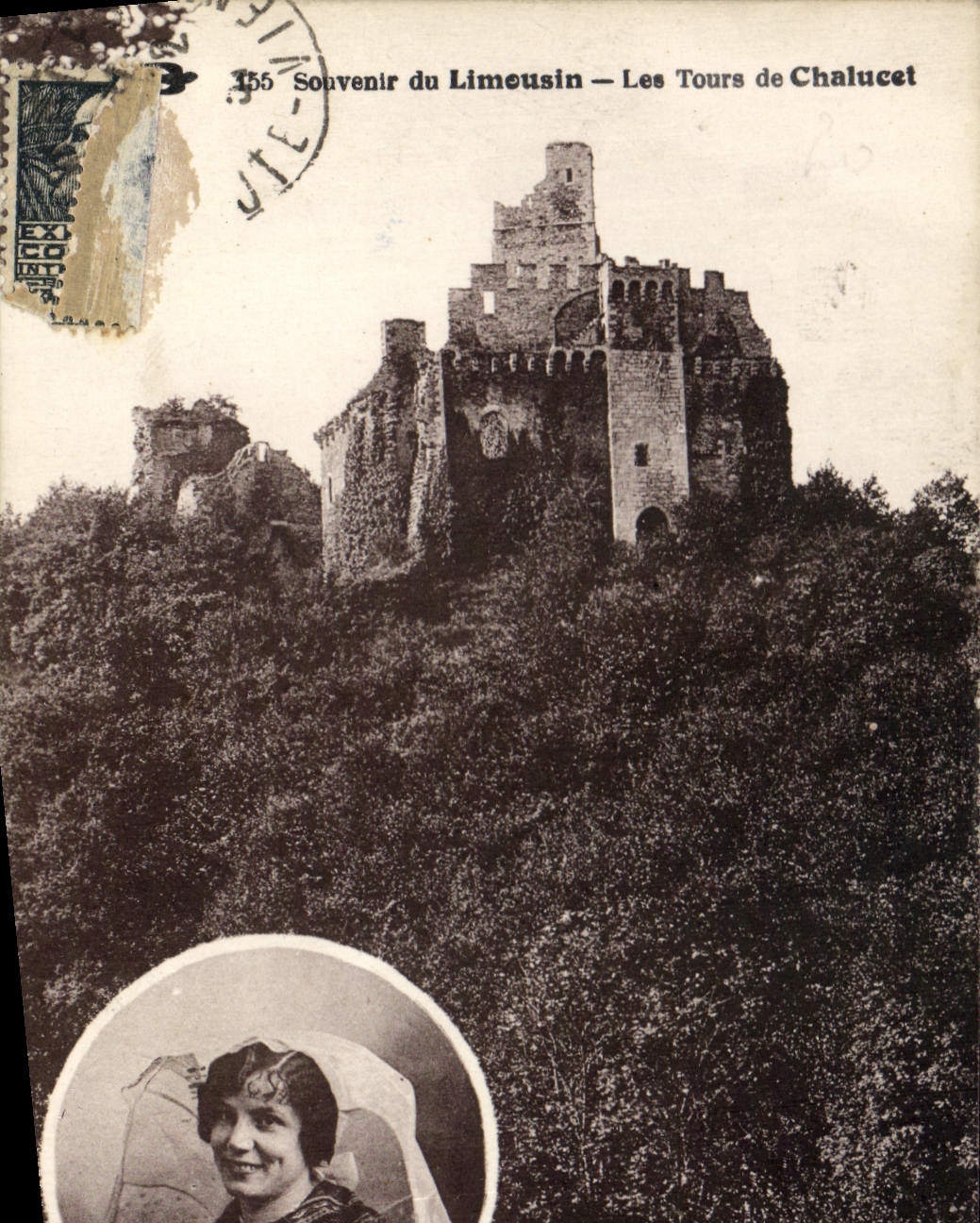 CPA Souvenir du Limousin Les Tours de Chalucet 