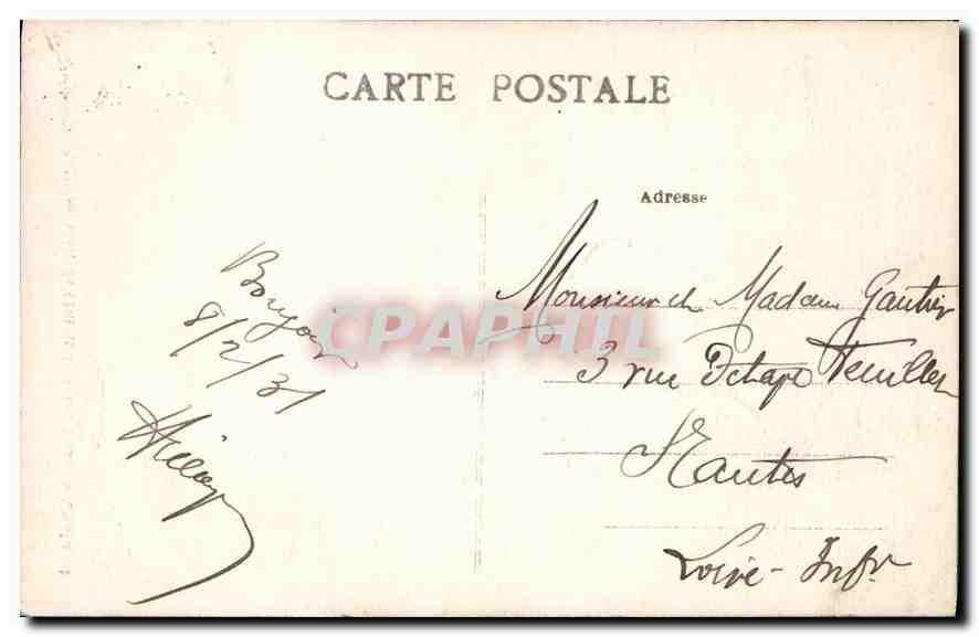 CPA Souvenir du Limousin Les Tours de Chalucet  — Rückseite