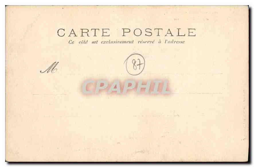 CPA Hte Vienne Le Dorat Eglise Paroissiale  — Back