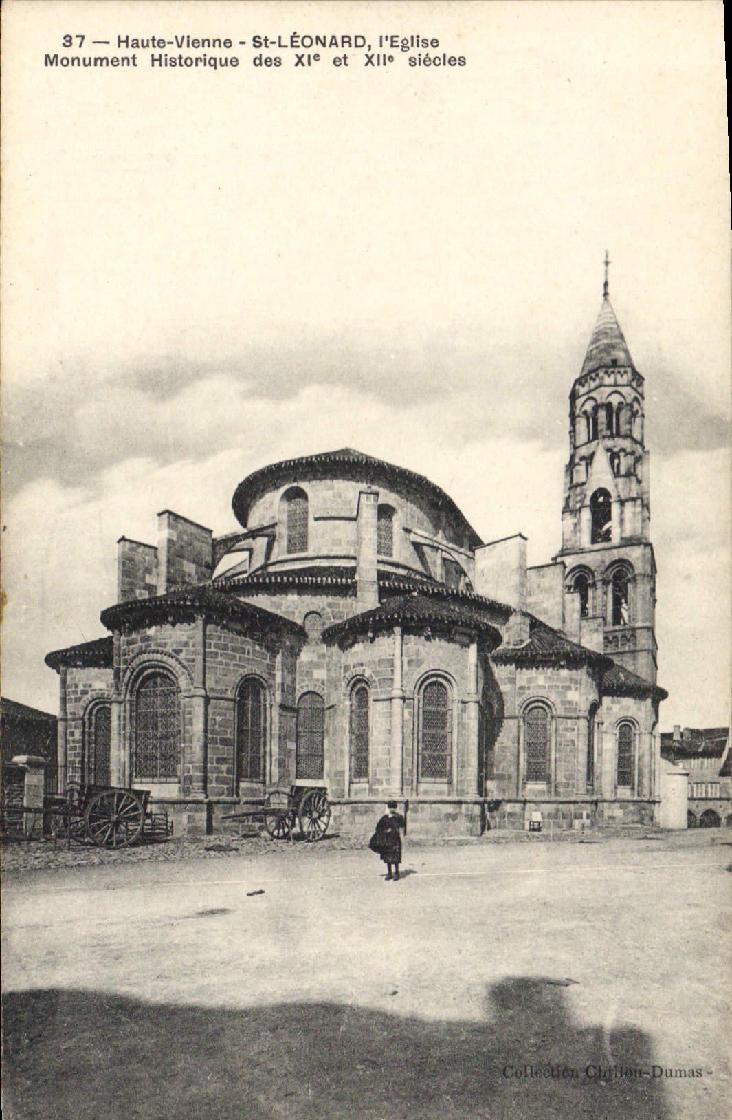 St-Léonard, l'Église — Monument historique des XIe et XIIe siècles — Collection Cliglion-Dumas