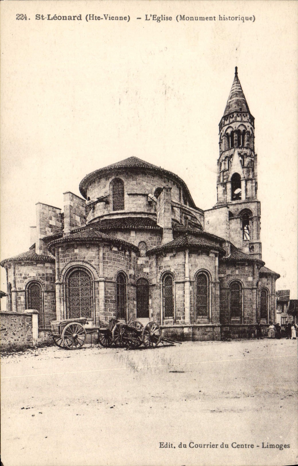 St-Léonard (Haute-Vienne) — Die Kirche (Historisches Denkmal) — Edit. du Courrier du Centre - Limoges