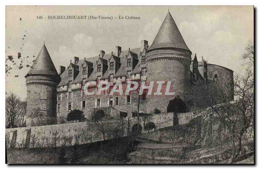 CPA Rochechouart Hte Vienne Le Chateau 